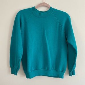 Vintage Turquoise Crewneck